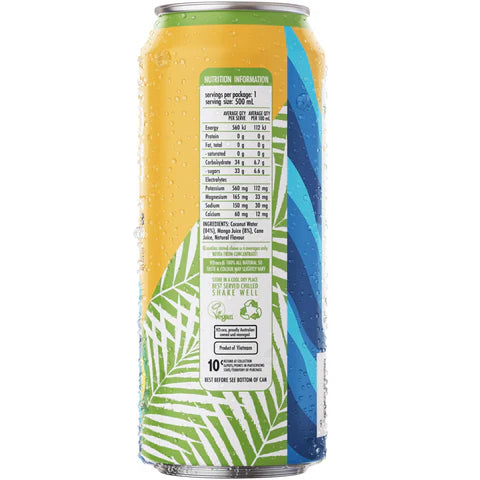 H2coco Coconut Water with Mango 500ml