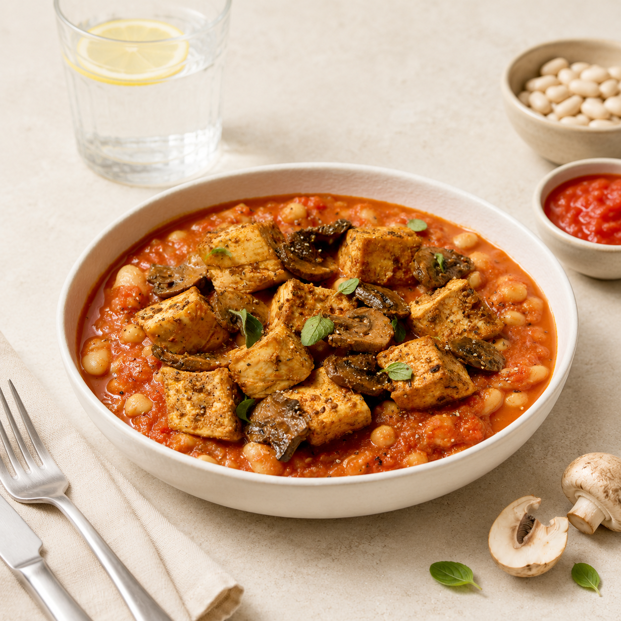 Shakshuka w Mushroom & Tofu