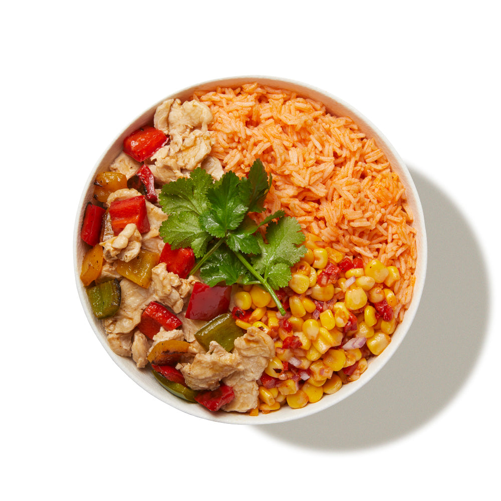 Vegan burrito bowl from Soulara plant based ready made meals