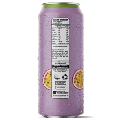 H2juice Sparkling Passionfruit 500ml
