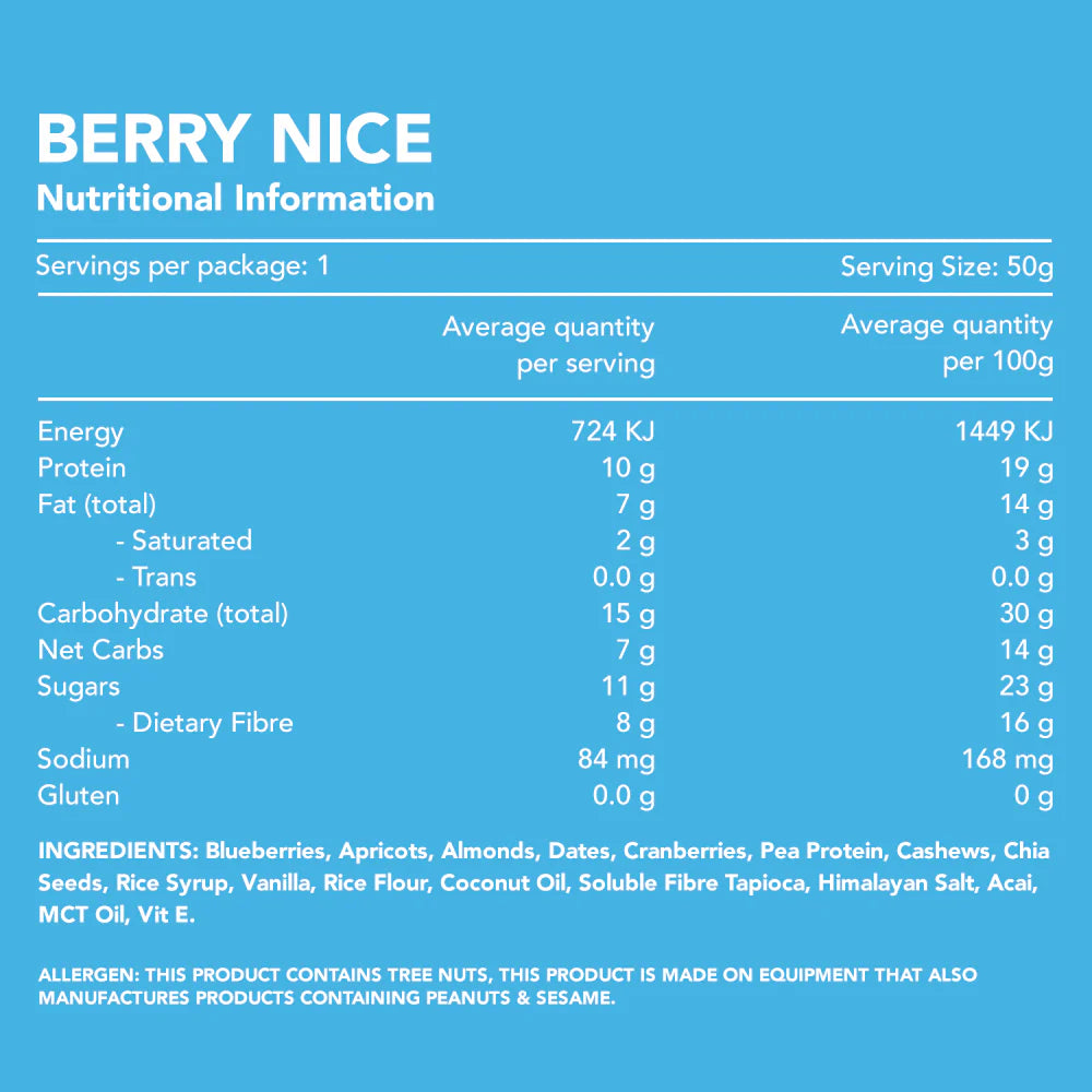 Berry Nice Superfood Protein Bar