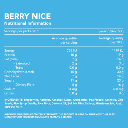 Berry Nice Superfood Protein Bar
