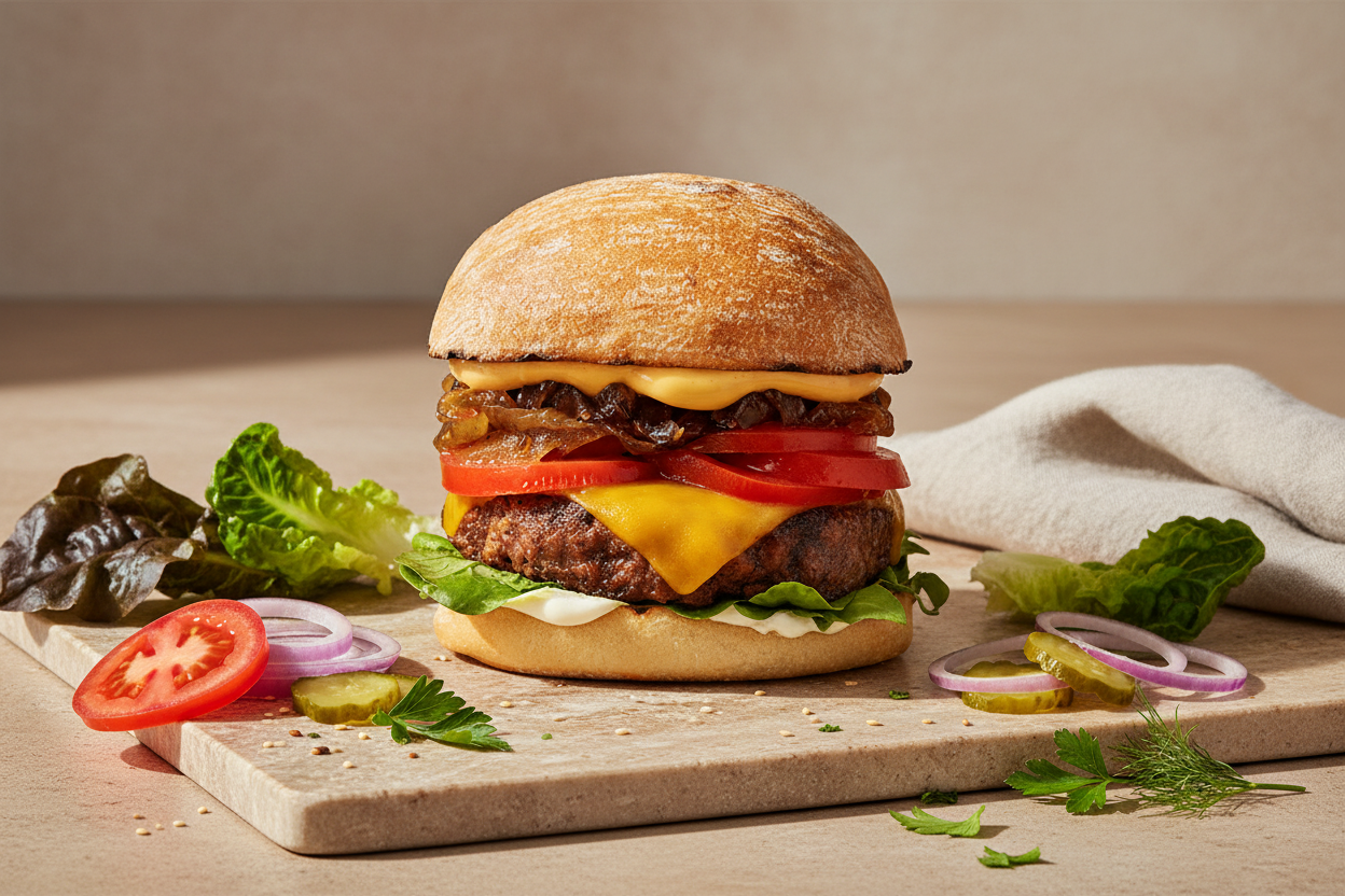vEEF® Plant Based Premium Beef Burger