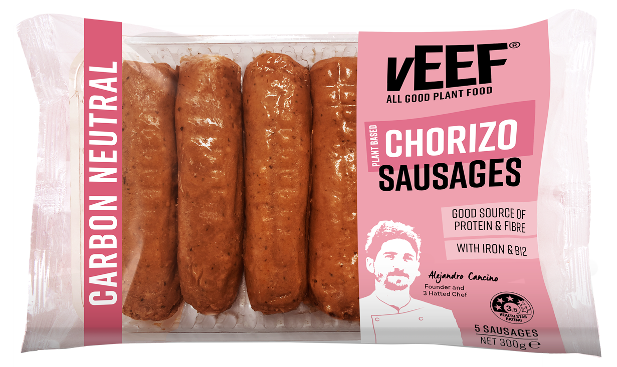 vEEF® Plant Based Chorizo Sausages